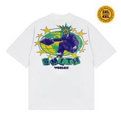 House of Smith Kaos Oversize Pria - Dweller Heavyweight Oversized Tshirt White - Oversize T Shirt