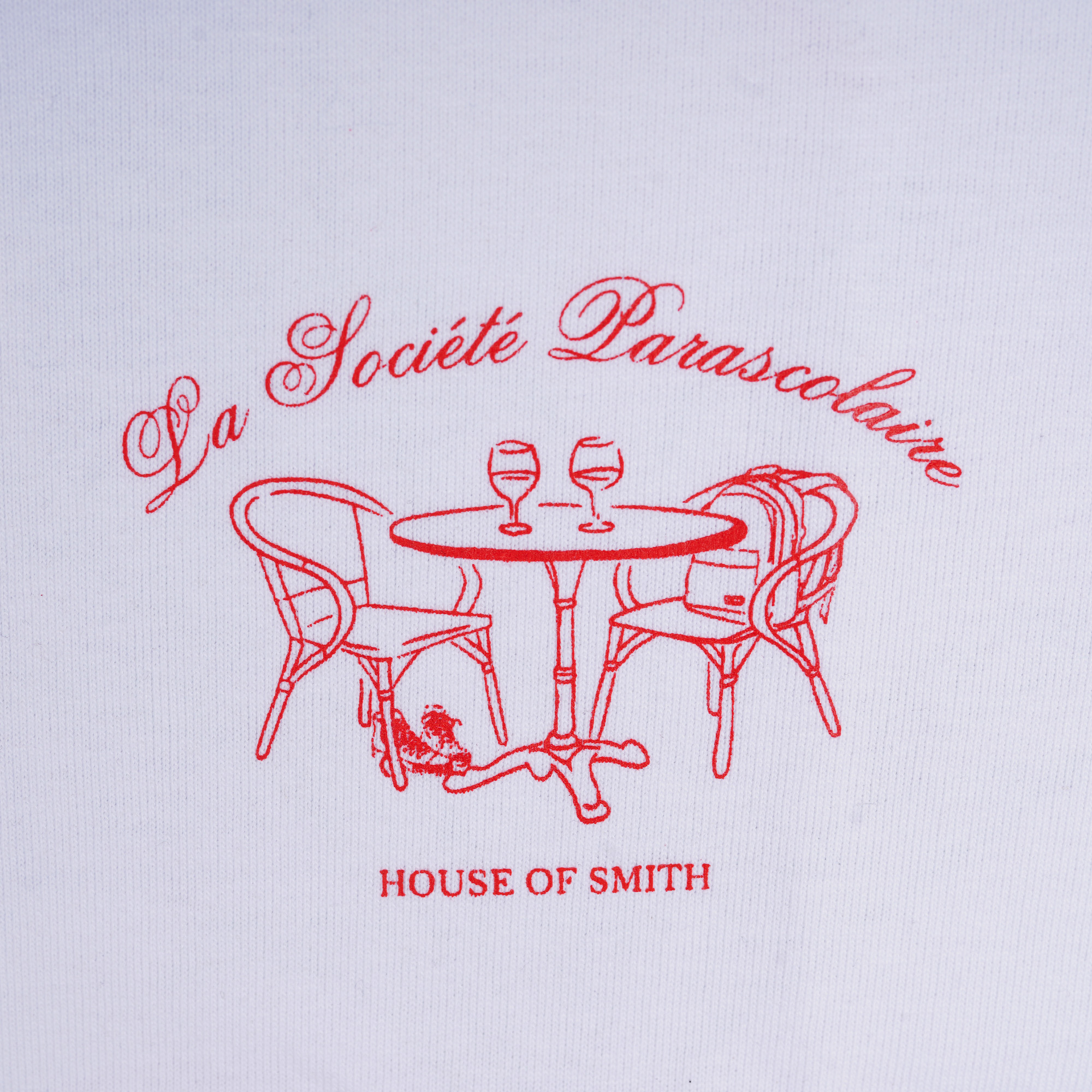 House of Smith Kaos Oversize Pria - Fenetre Oversized Tshirt White - Oversize T Shirt - Image 4