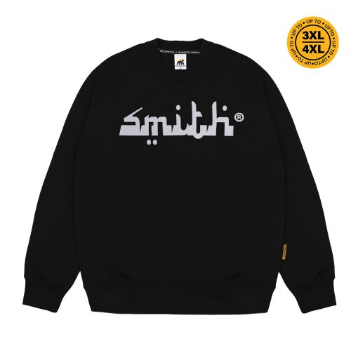 House of Smith Sweater Crewneck Pria - Frab Black Crewneck Regular