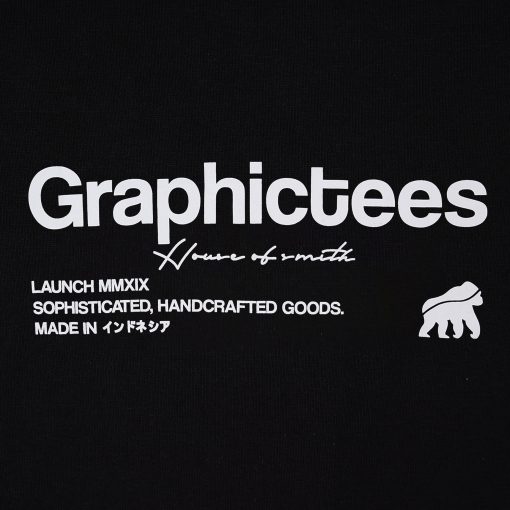 House of Smith Kaos Pria Lengan Pendek - Graphic Black #13 - T Shirt - Image 3