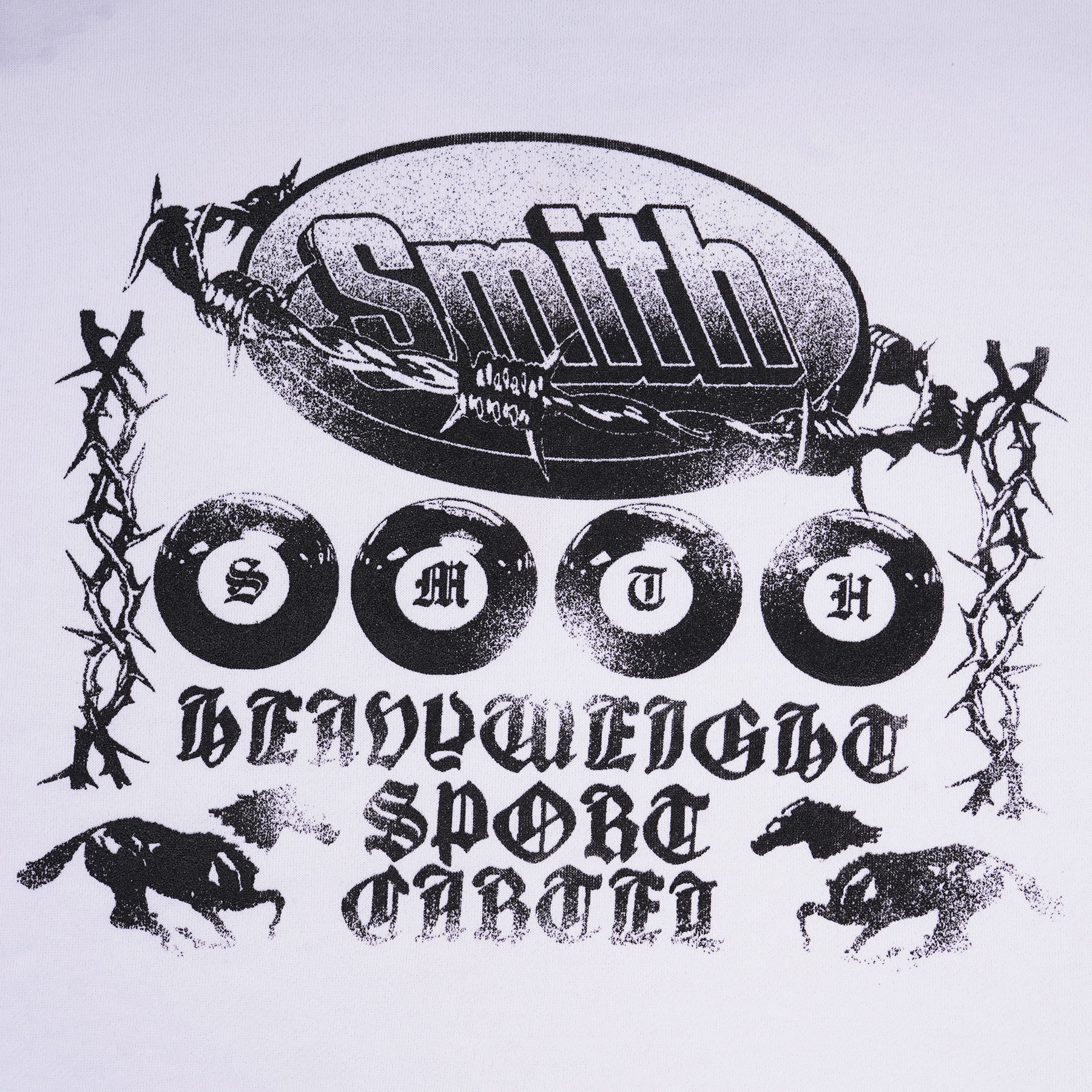 House of Smith Sweater Crewneck Pria - Grits Crewneck White - Image 3