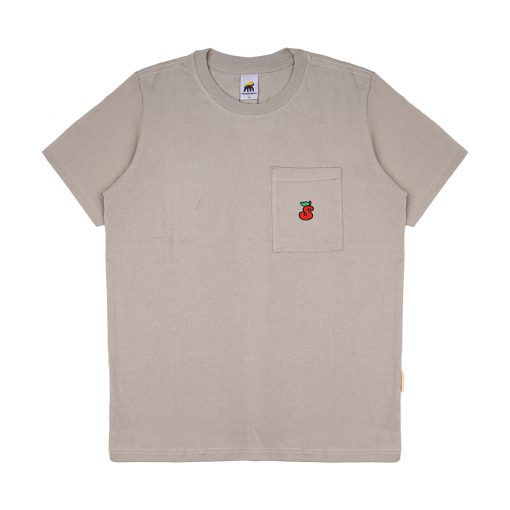 House of Smith Kaos Pria Lengan Pendek - Tomatoes Pocket Tshirt Brown Sage - T Shirt