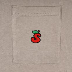 Alternative view of House of Smith Kaos Pria Lengan Pendek - Tomatoes Pocket Tshirt Brown Sage - T Shirt
