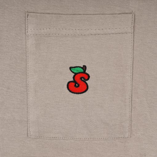 House of Smith Kaos Pria Lengan Pendek - Tomatoes Pocket Tshirt Brown Sage - T Shirt - Image 2