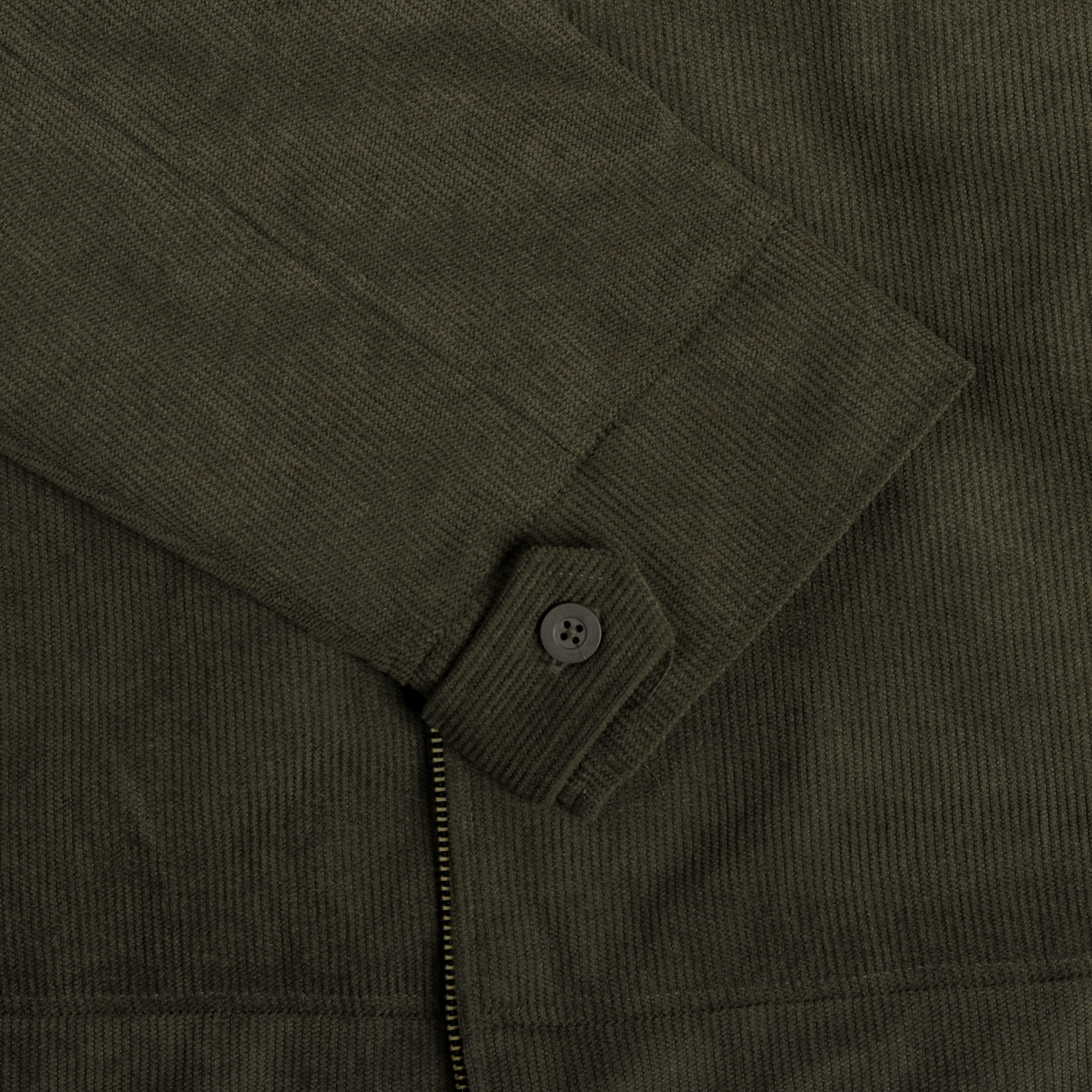 House of Smith Jaket Boxy Pria - Clover Boxy Cord Jacket Army #2 - Work Jacket - Image 4