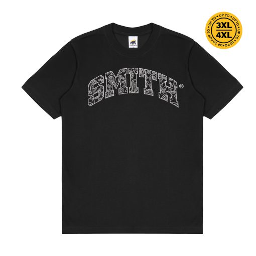 House of Smith Kaos Pria Lengan Pendek - Paisley Tshirt Black #2 - T Shirt
