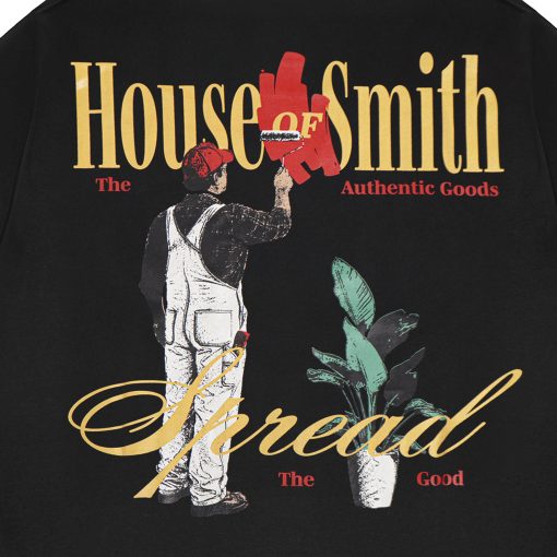 House of Smith Kaos Pria Lengan Pendek - Portray Tshirt Black - T Shirt - Image 3