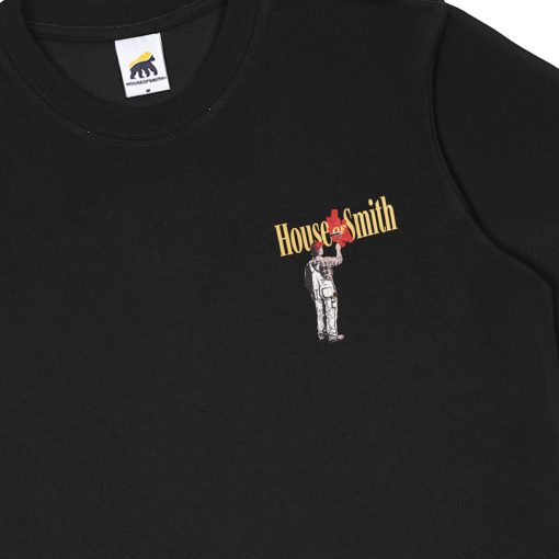 House of Smith Kaos Pria Lengan Pendek - Portray Tshirt Black - T Shirt - Image 4