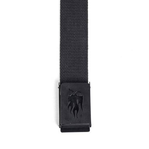 House of Smith Ikat Pinggang - S Burn Webbing Belt Black - Belt - Image 2