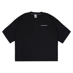 House of Smith Kaos Boxy Pria - Over Drop Tshirt Black - Boxy T Shirt