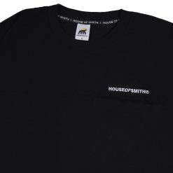 Alternative view of House of Smith Kaos Boxy Pria - Over Drop Tshirt Black - Boxy T Shirt