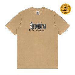 House of Smith Kaos Pria Lengan Pendek - Hit The Wall Tshirt Brown - T Shirt