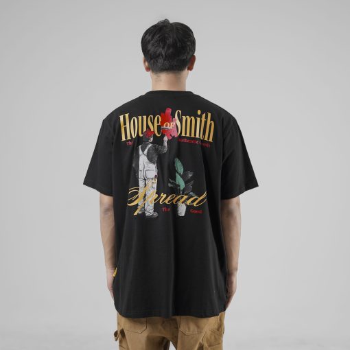 House of Smith Kaos Pria Lengan Pendek - Portray Tshirt Black - T Shirt - Image 5