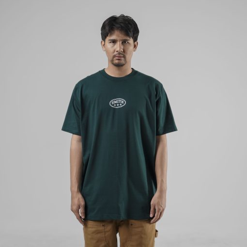 House of Smith Kaos Pria Lengan Pendek - Fervor Tshirt Green - T Shirt - Image 5