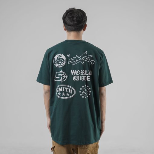 House of Smith Kaos Pria Lengan Pendek - Fervor Tshirt Green - T Shirt - Image 4