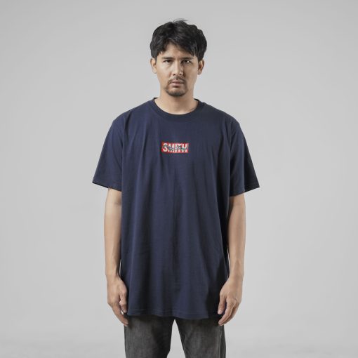 House of Smith Kaos Pria Lengan Pendek - Smith Chain Tshirt Navy - T Shirt - Image 4