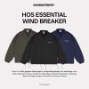 House of Smith Jaket Pria - Hos Essential Wind Breaker Black - Coach Jacket