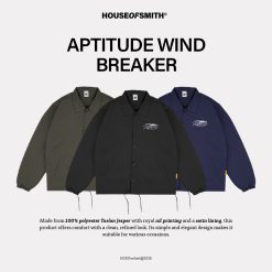 House of Smith Jaket Pria - Aptitude Wind Breaker - Coach Jacket