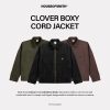 House of Smith Jaket Boxy Pria - Clover Boxy Cord Jacket - Work Jacket