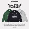 House of Smith Sweater Pria - Wade Halfzip Oversized - Halfzip Oversize