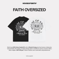 House of Smith Kaos Oversize Pria - Faith Oversized Tshirt - Oversize T Shirt
