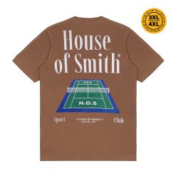 House of Smith Kaos Pria Lengan Pendek - Court Tshirt Brown - T Shirt