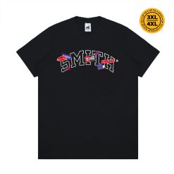 House of Smith Kaos Pria Lengan Pendek - Patch Tshirt Black - T Shirt