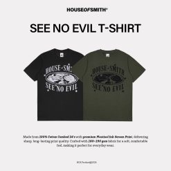 House of Smith Kaos Pria Lengan Pendek - See No Evil Tshirt - T Shirt