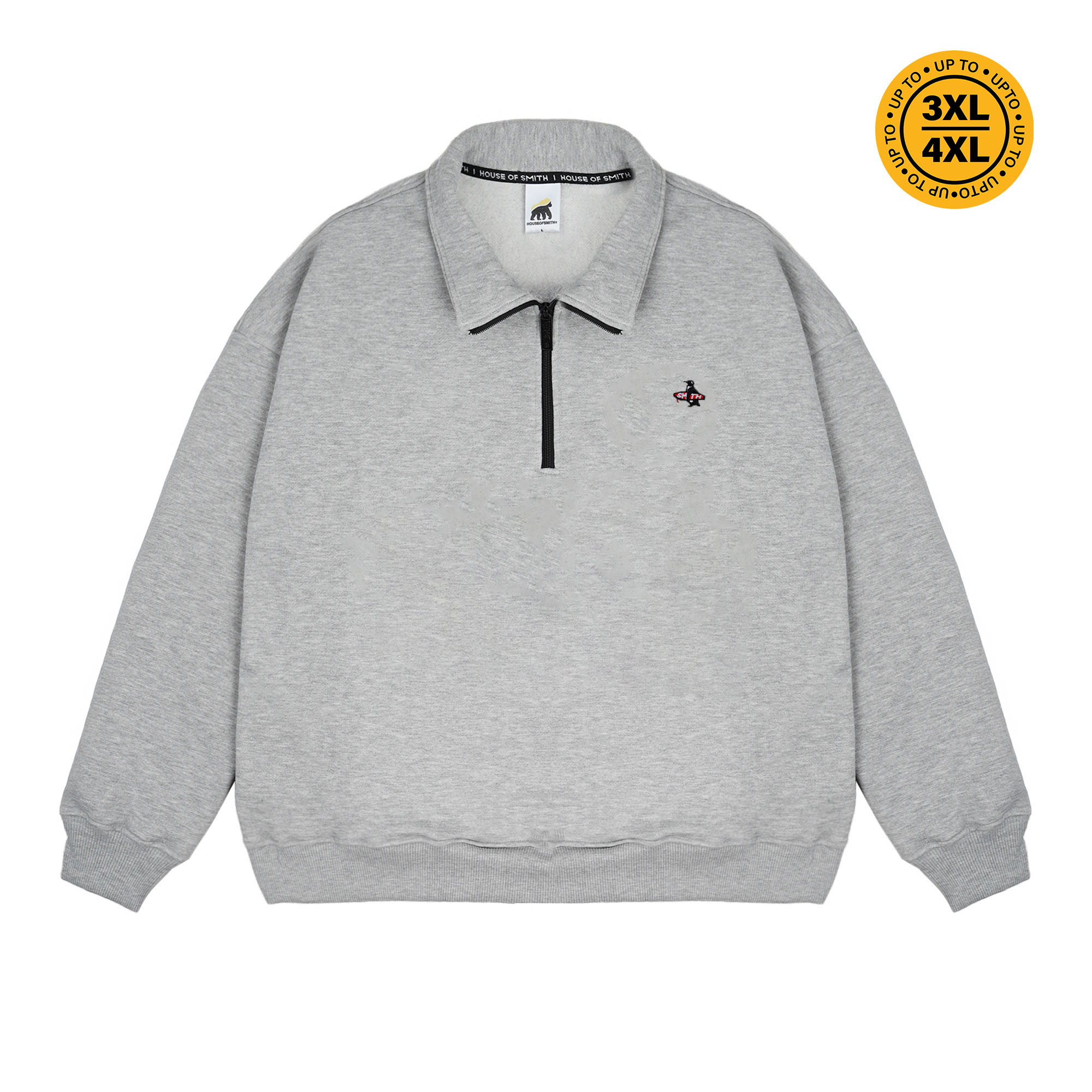 House of Smith Sweater Pria - Shore Halfzip Misty #4 - Halfzip