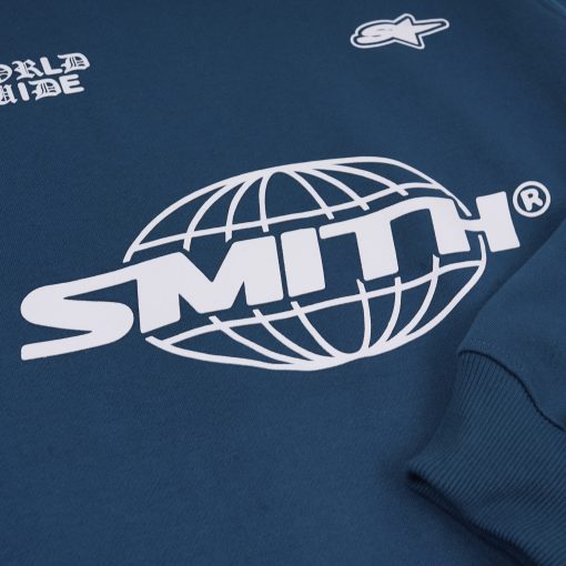 House of Smith Sweater Crewneck Boxy Pria - Sideline Boxy Crewneck - Image 4