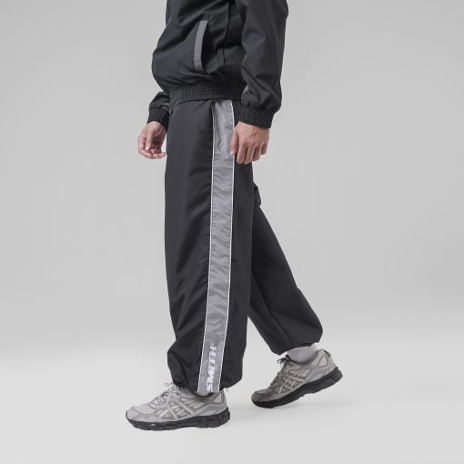 House of Smith Celana Panjang Pria - Hast Track Pants Black Grey - Trackpants Pria - Image 3