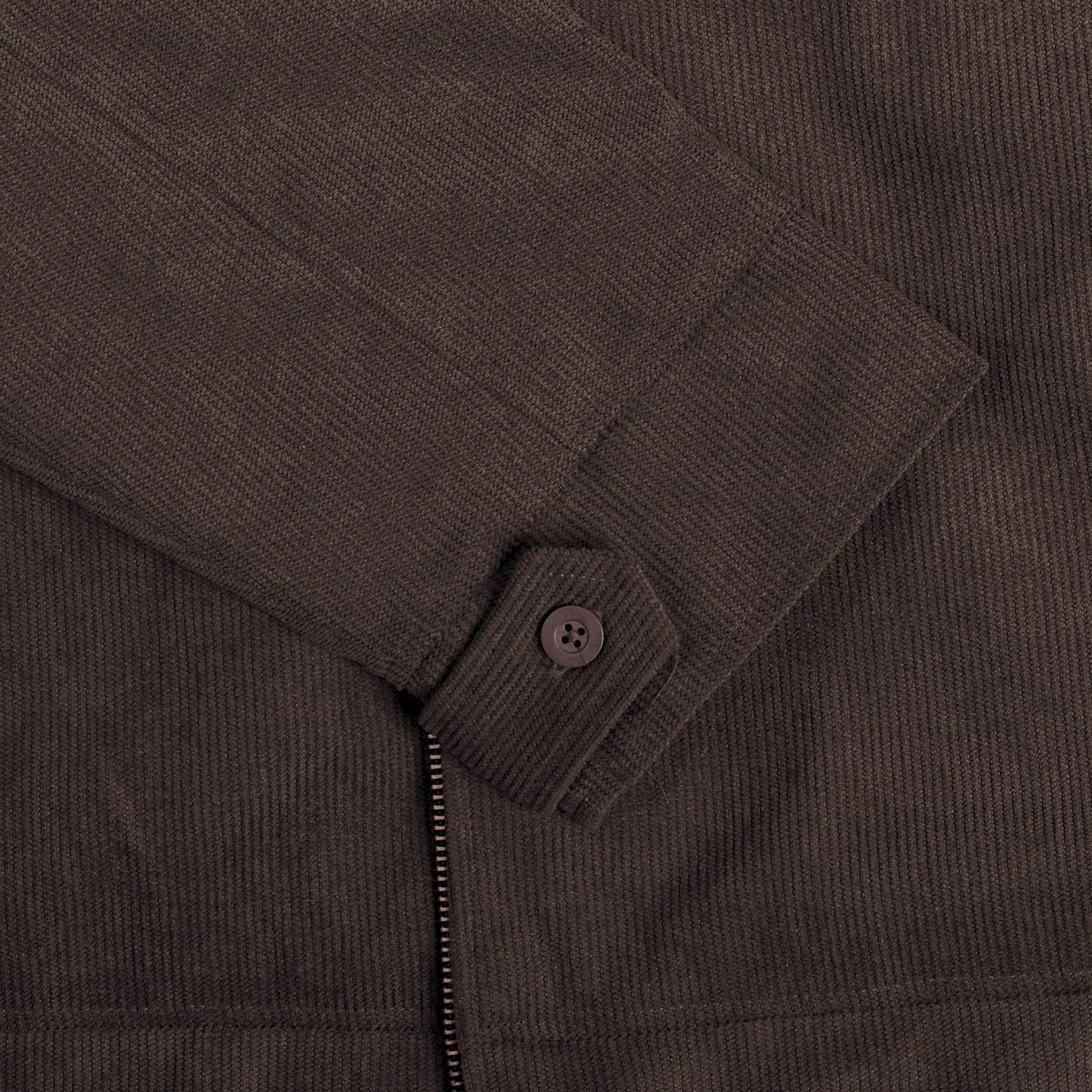 House of Smith Jaket Boxy Pria - Clover Boxy Cord Jacket Brown #4 - Work Jacket - Image 4