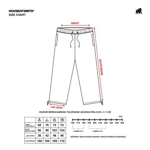 House of Smith Celana Panjang Pria - Strive Trackpants - Trackpants Pria - Image 6