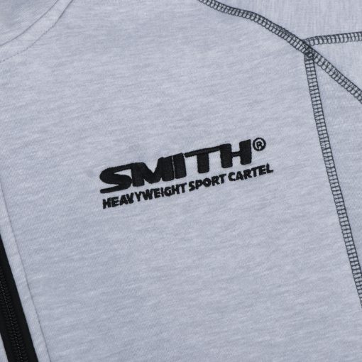 House of Smith Sweater Hoodie Zipper Track Suit Pria - Voulard Track Jacket Grey - Image 2