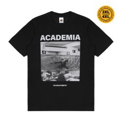 House of Smith Kaos Pria Lengan Pendek - Academia Black Regular #7 - T Shirt