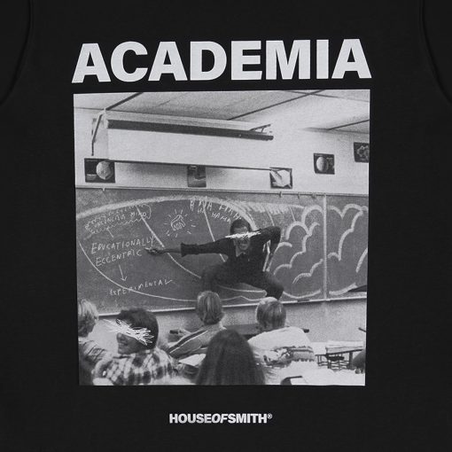 House of Smith Kaos Pria Lengan Pendek - Academia Black Regular #7 - T Shirt - Image 2