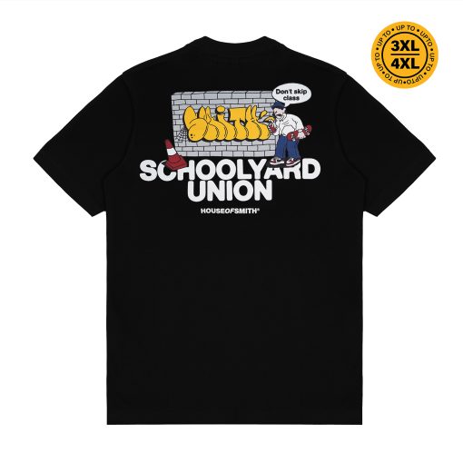 House of Smith Kaos Pria Lengan Pendek - Black Skip Union #8 - T Shirt