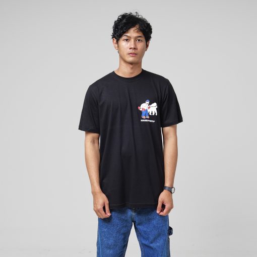 House of Smith Kaos Pria Lengan Pendek - Black Skip Union #8 - T Shirt - Image 6