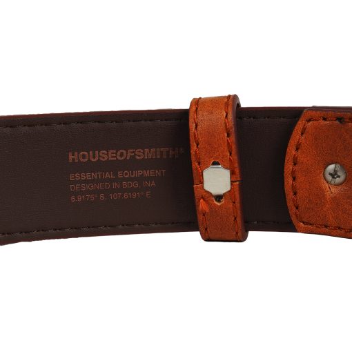 House of Smith Ikat Pinggang - Smith Classic Vintage Brown - Belt - Image 4