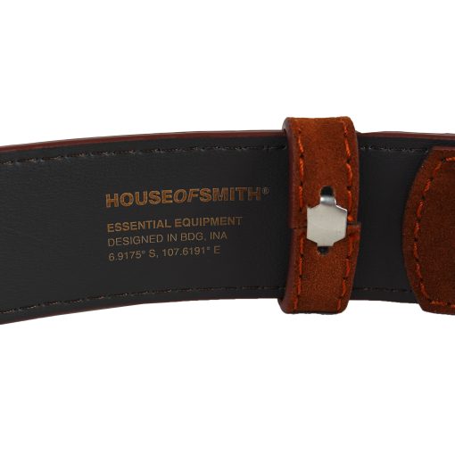 House of Smith Ikat Pinggang - Smith Classic Belt Chestnut Suede - Belt - Image 4