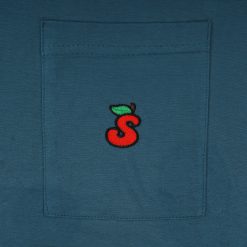 Alternative view of House of Smith Kaos Pria Lengan Pendek - Tomatoes Pocket Tshirt Moon Blue - T Shirt