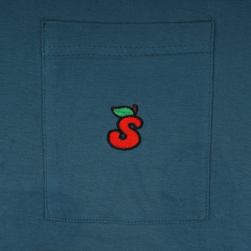 House of Smith Kaos Pria Lengan Pendek - Tomatoes Pocket Tshirt Moon Blue - T Shirt - Image 2