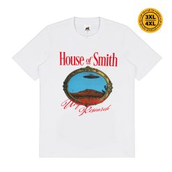 House of Smith Kaos Pria Lengan Pendek - Search Tshirt White - T Shirt