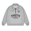 House of Smith Sweater Pria - Wade Halfzip Oversized Misty - Halfzip Oversize
