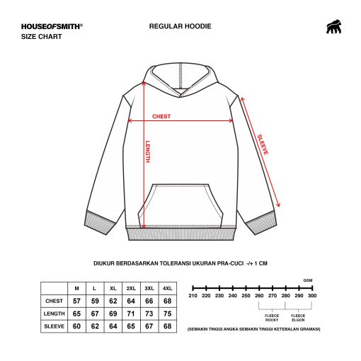 House of Smith Sweater Hoodie Pria - Golf Club Hoodie Bw - Image 5