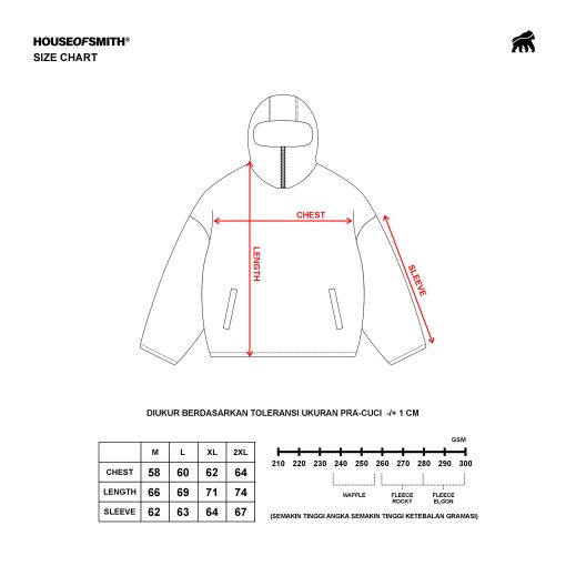 House of Smith Sweater Hoodie Oversize Halfzip Pria - Grin Sherpa Hoodie Oversized Grey - Image 8