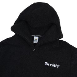 Alternative view of House of Smith Sweater Hoodie Oversize Halfzip Pria - Grin Sherpa Hoodie Oversized Black