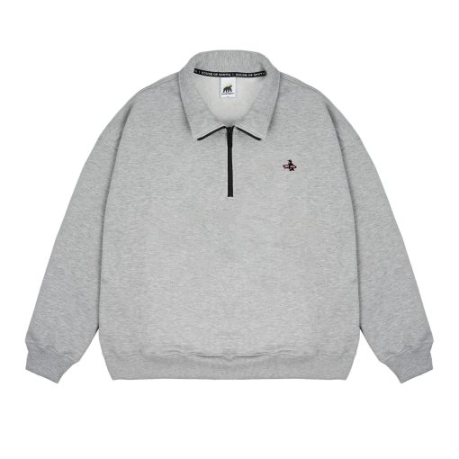 House of Smith Sweater Pria - Shore Halfzip Misty - Halfzip