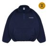 House of Smith Sweater Pria - Clivers Halfzip Jacket Polar Navy - Halfzip