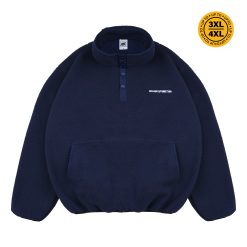 House of Smith Sweater Pria - Clivers Halfzip Jacket Polar Navy - Halfzip